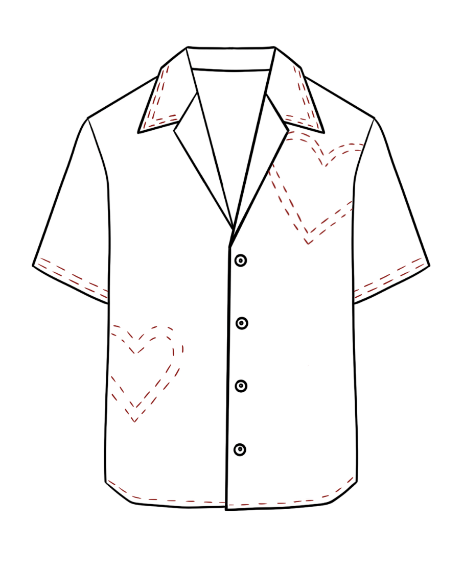 حكايات بيروت Silk Shirt