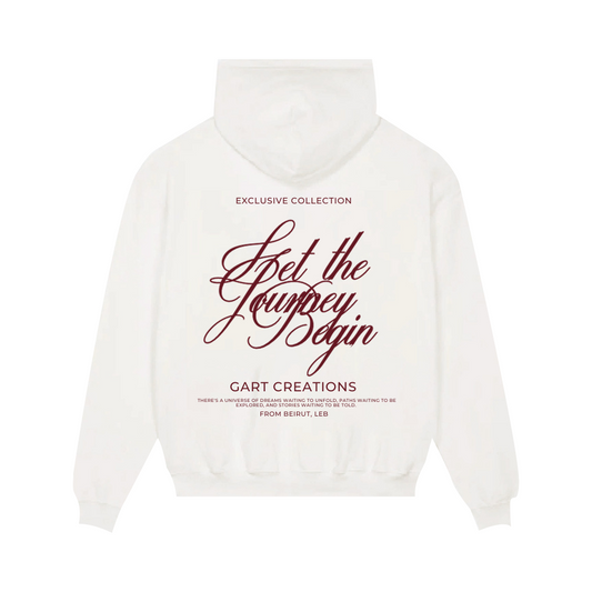 The Journey Hoodie - White