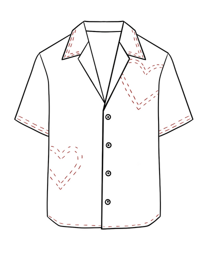 حكايات بيروت Silk Shirt